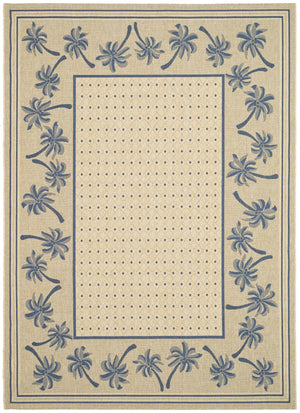 Safavieh Cy5148 Power Loomed 85.4% Polypropylene/10.4% Polyester/4.2% Latex Outdoor Rug CY5148F-4