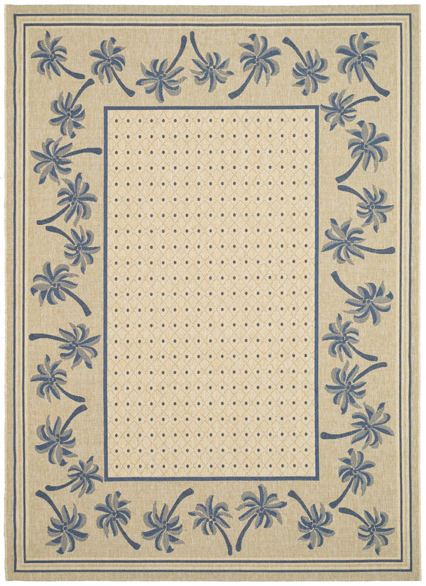 Safavieh Cy5148 Power Loomed 85.4% Polypropylene/10.4% Polyester/4.2% Latex Outdoor Rug CY5148F-4