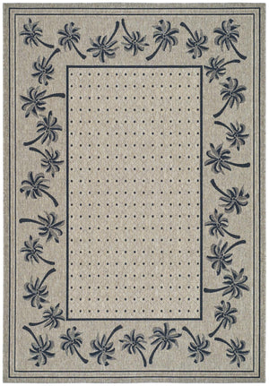 Safavieh Cy5148 Power Loomed 85.4% Polypropylene/10.4% Polyester/4.2% Latex Outdoor Rug CY5148H-4