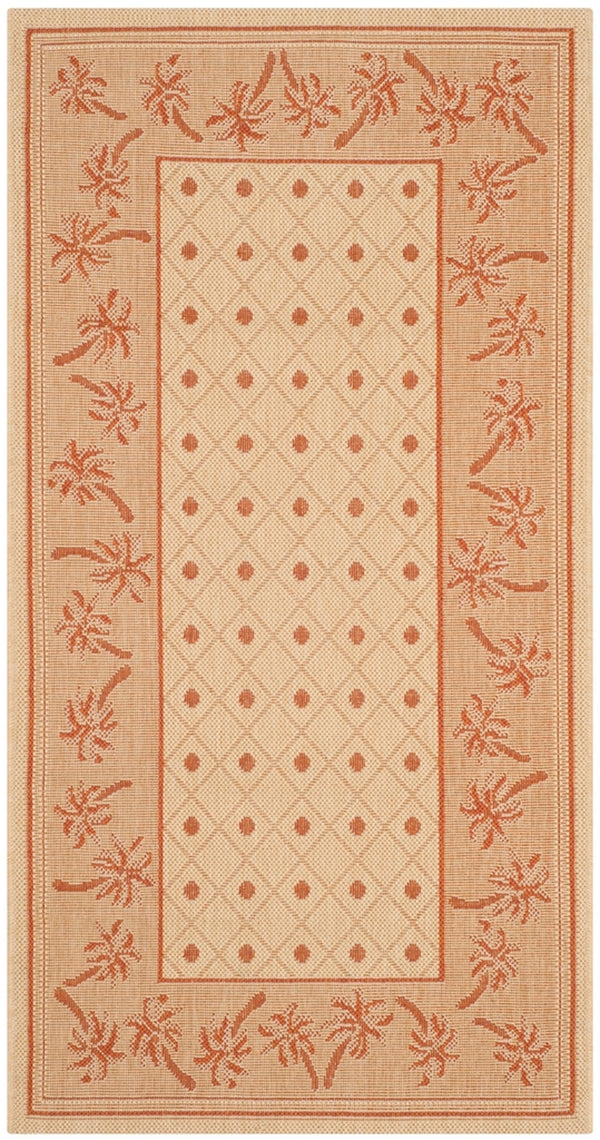 Safavieh Cy5148 Power Loomed 85.4% Polypropylene/10.4% Polyester/4.2% Latex Outdoor Rug CY5148J-4