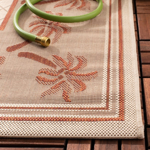 Safavieh Cy5148 Power Loomed 85.4% Polypropylene/10.4% Polyester/4.2% Latex Outdoor Rug CY5148J-4