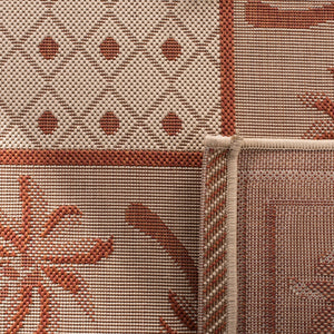 Safavieh Cy5148 Power Loomed 85.4% Polypropylene/10.4% Polyester/4.2% Latex Outdoor Rug CY5148J-4