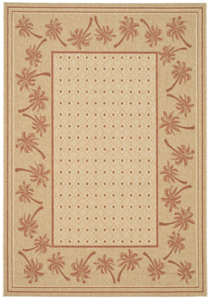 Safavieh Cy5148 Power Loomed 85.4% Polypropylene/10.4% Polyester/4.2% Latex Outdoor Rug CY5148J-4