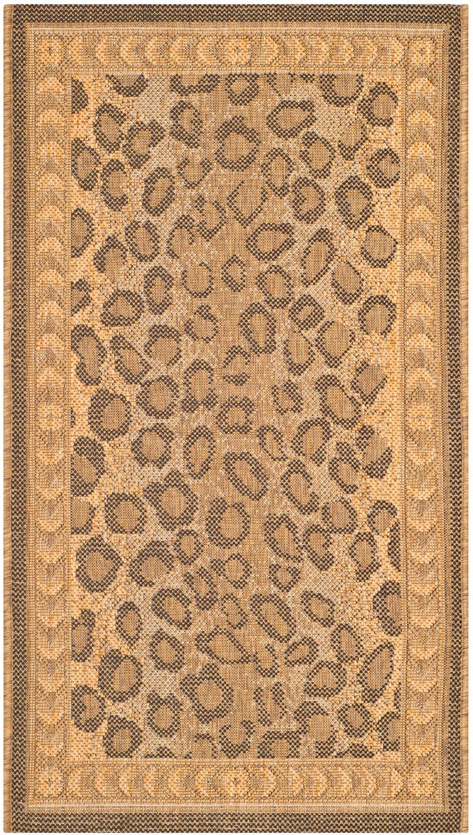 Courtyard Cheetah-Print Indoor/Outdoor Rug - Durable, Stylish, and Weather-Resistant Area Decor