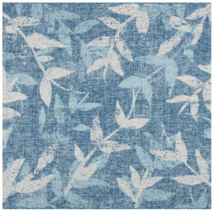 Courtyard  Outdoor Power Loomed 85.4% Polypropylene, 10.4% Polyester, 4.2% Latex Rug Navy / Blue