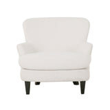 Hartshorn Contemporary Boucle Upholstered Club Chair