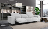 VIG Furniture Divani Casa Cyprus - Contemporary Grey Fabric Sofa w/ Electric Recliners VGKNE9172-GRY-4S
