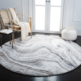 Cyrus Shag 120 Shag & Flokati Power Loomed Polpropylene + Polyester Shrink Rug Grey / Beige