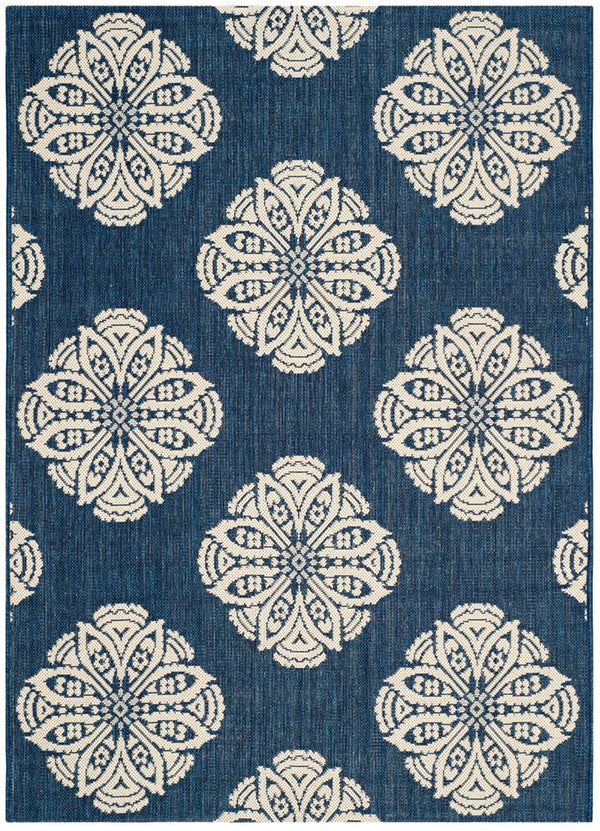 Safavieh Cyw2432 Power Loomed 85.4% Polypropylene/10.4% Polyester/4.2% Latex Outdoor Rug CYW2432A-5