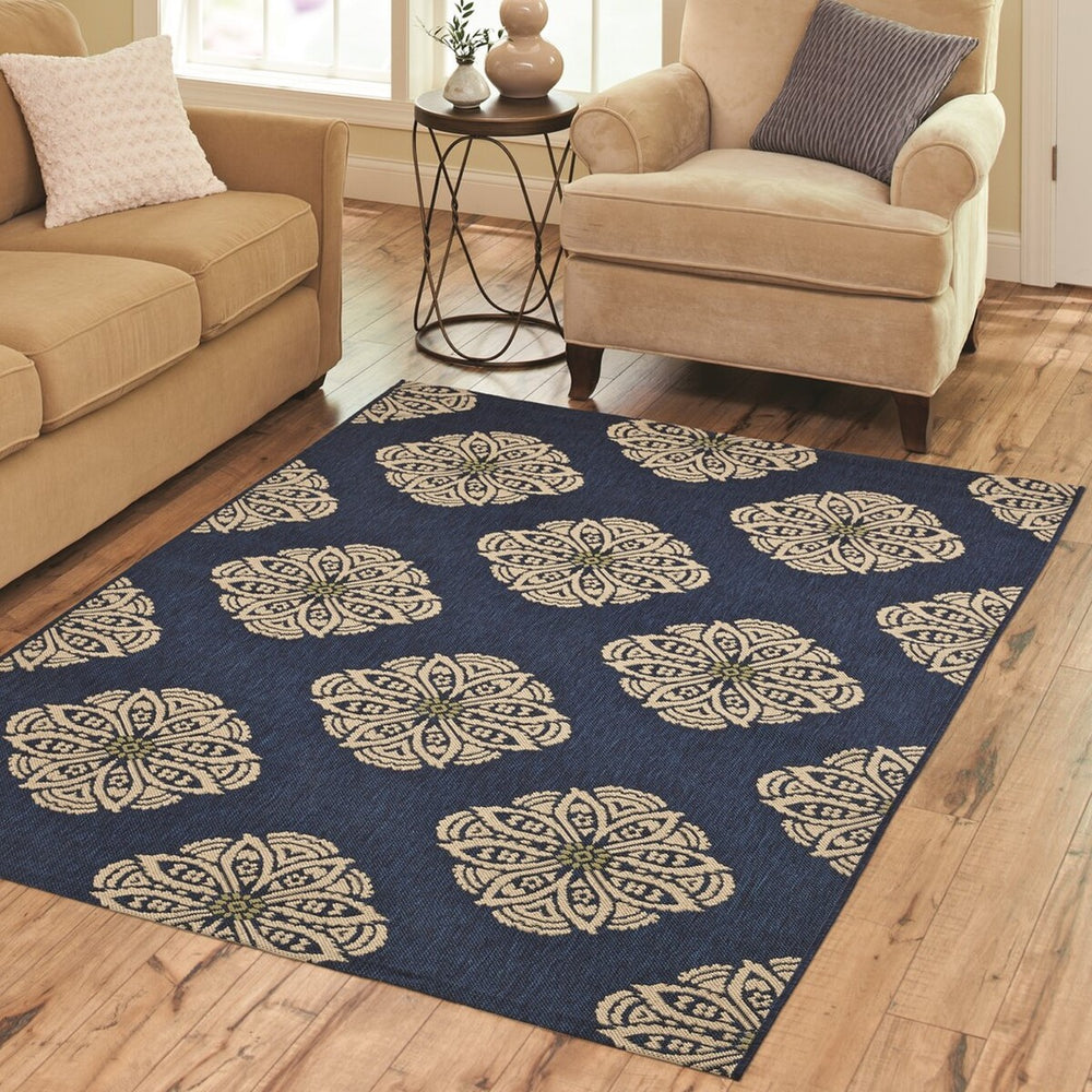 Safavieh Cyw2432 Power Loomed 85.4% Polypropylene/10.4% Polyester/4.2% Latex Outdoor Rug CYW2432A-5