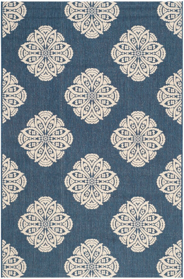 Safavieh Cyw2432 Power Loomed 85.4% Polypropylene/10.4% Polyester/4.2% Latex Outdoor Rug CYW2432A-5