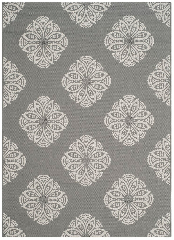 Safavieh Cyw2432 Power Loomed 85.4% Polypropylene/10.4% Polyester/4.2% Latex Outdoor Rug CYW2432C-5
