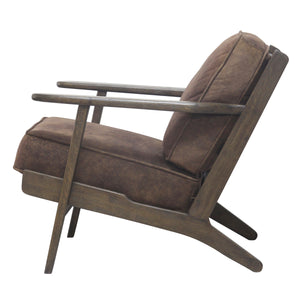 Albert Accent Chair - Contemporary Plush Seating with Solid Oak Frame for Modern Living Spaces