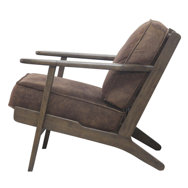 Albert Accent Chair - Contemporary Plush Seating with Solid Oak Frame for Modern Living Spaces