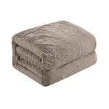 Ashford Taupe Queen 3pc Quilt Set