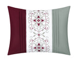 Emily Burgundy King 20pc Comforter Set