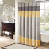Madison Park Amherst Transitional Faux Silk Shower Curtain MP70-2489