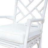 Kara Rattan Arm Chair White