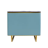 Pasargad Mayfair Modern Cabinet, Doors With Gold Metal Frame D1-3-PASARGAD