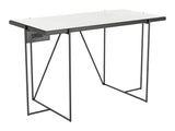 Winslett Marble, MDF, Iron Modern Commercial Grade Desk