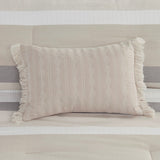 Madison Park Allegany Casual 75% Polyester 25% Cotton 5pcs Jacquard Comforter Set MP10-7878