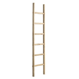 Sagebrook Home Contemporary Ec Wooden Decorative 76" Ladder,brown Kd 13933-06 Brown Fir Wood