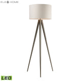 Salford 61'' High 1-Light Floor Lamp - Satin Nickel