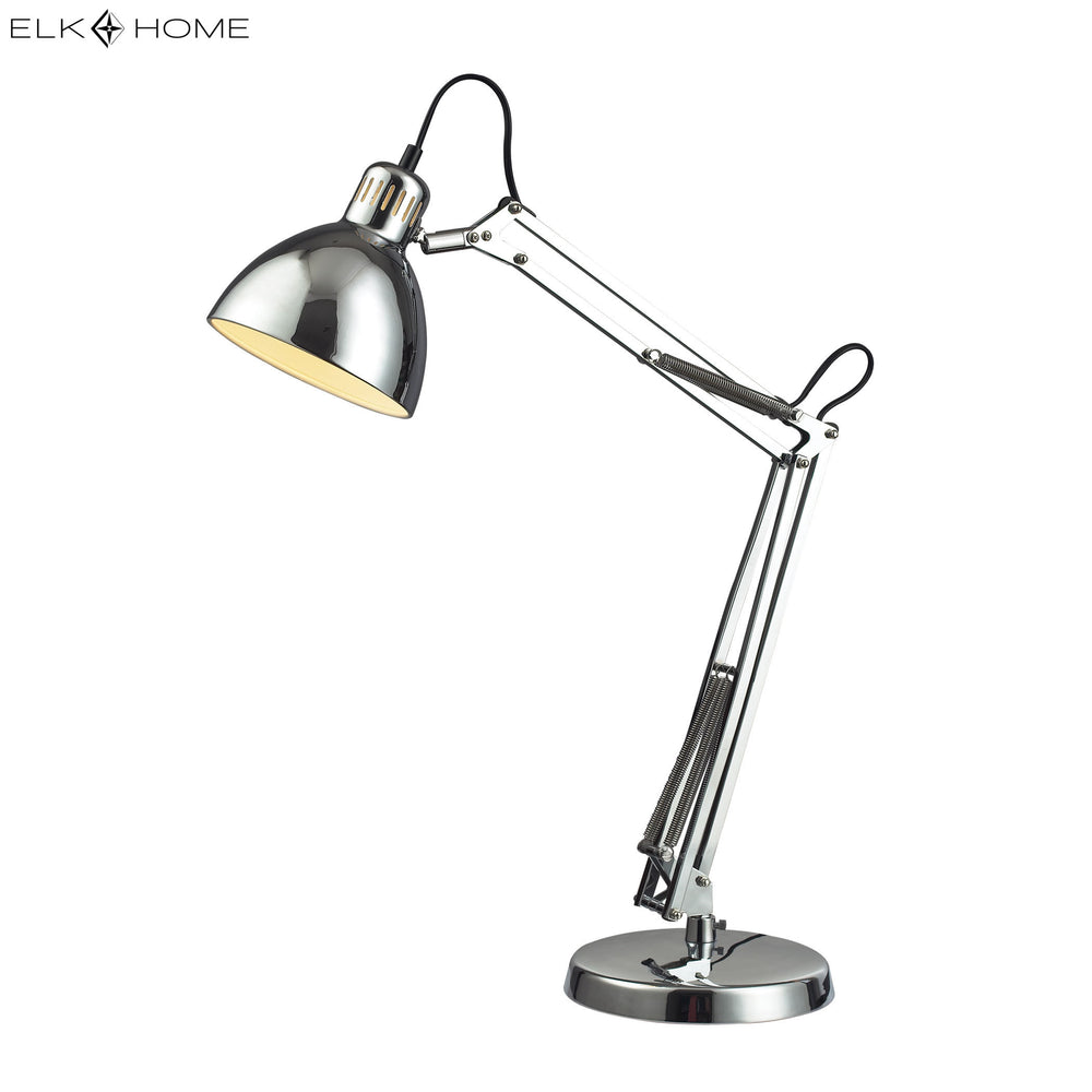 Ingelside 26'' High 1-Light Desk Lamp - Chrome