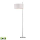 Attwood 64'' High 1-Light Floor Lamp - Polished Nickel