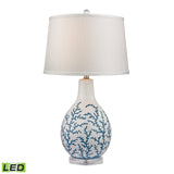 Sixpenny 27'' High 1-Light Table Lamp - Pale Blue