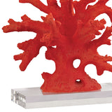 Red Coral 28'' High 1-Light Table Lamp - Red