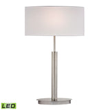 Port Elizabeth 24'' High 1-Light Table Lamp - Satin Nickel