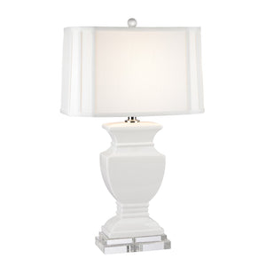 Triumphal Urn 27'' High 1-Light Table Lamp - Gloss White