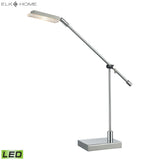 Bibliotheque 26'' High 1-Light Desk Lamp - Polished Chrome