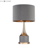 Cone Neck 18.5'' High 1-Light Table Lamp - Gray