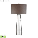 Tapered Cylinder 37.5'' High 1-Light Table Lamp - Silver Mercury