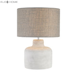 Rockport 17'' High 1-Light Table Lamp - Polished Concrete