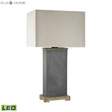 Elliot Bay 28'' High 1-Light Outdoor Table Lamp - Gray