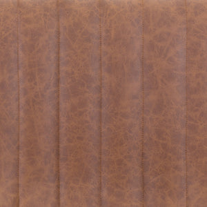 Zuo Modern Dolce 100% Polyurethane, Plywood, Steel Modern Commercial Grade Dining Chair Set - Set of 2 Vintage Brown, Black 100% Polyurethane, Plywood, Steel