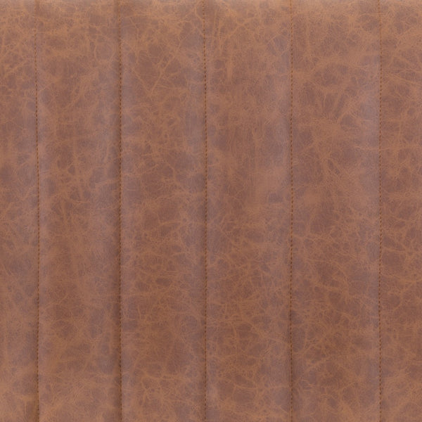 Zuo Modern Dolce 100% Polyurethane, Plywood, Steel Modern Commercial Grade Dining Chair Set - Set of 2 Vintage Brown, Black 100% Polyurethane, Plywood, Steel