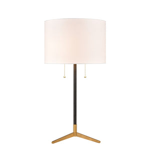 Clubhouse 29'' High 2-Light Table Lamp - Black