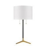 Clubhouse 29'' High 2-Light Table Lamp - Black