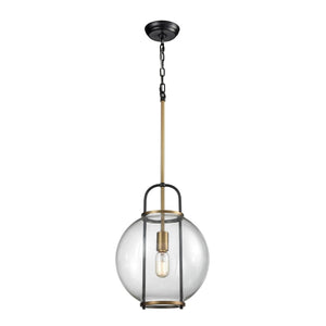 Faraday 12'' Wide 1-Light Mini Pendant - Aged Brass