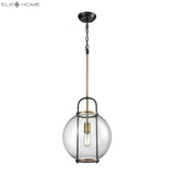 Faraday 12'' Wide 1-Light Mini Pendant - Aged Brass