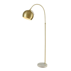 Kopernikus 61'' High 1-Light Floor Lamp - Aged Brass