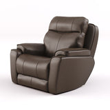 Southern Motion Showstopper 5736P Transitional Show Stopper Leather Power Headrest Rocker Recliner 5736P 957-18