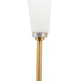 Sagebrook Home Contemporary Frosted Glass 3-bulbs Floor  Lamp 50808-02 Gold Glass