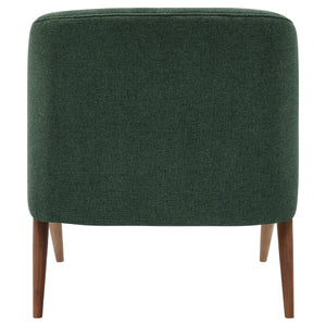 Florence Fabric Accent Chair Havana Green