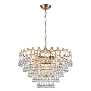 Juice 23'' Wide 5-Light Chandelier - Aged Brass