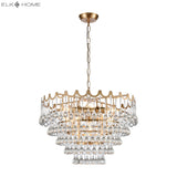 Juice 23'' Wide 5-Light Chandelier - Aged Brass